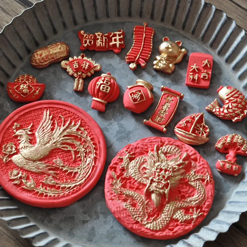 

New China Longfeng Series Silicone Mould DIY Fondant Cake Mould Chocolate Fudge Mould Baking Appliance