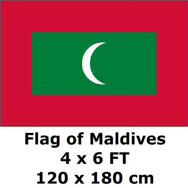 Maldives maldivan флаг 120x180 см 4x6 футов 100D полиэстер большие флаги и баннеры Национальный