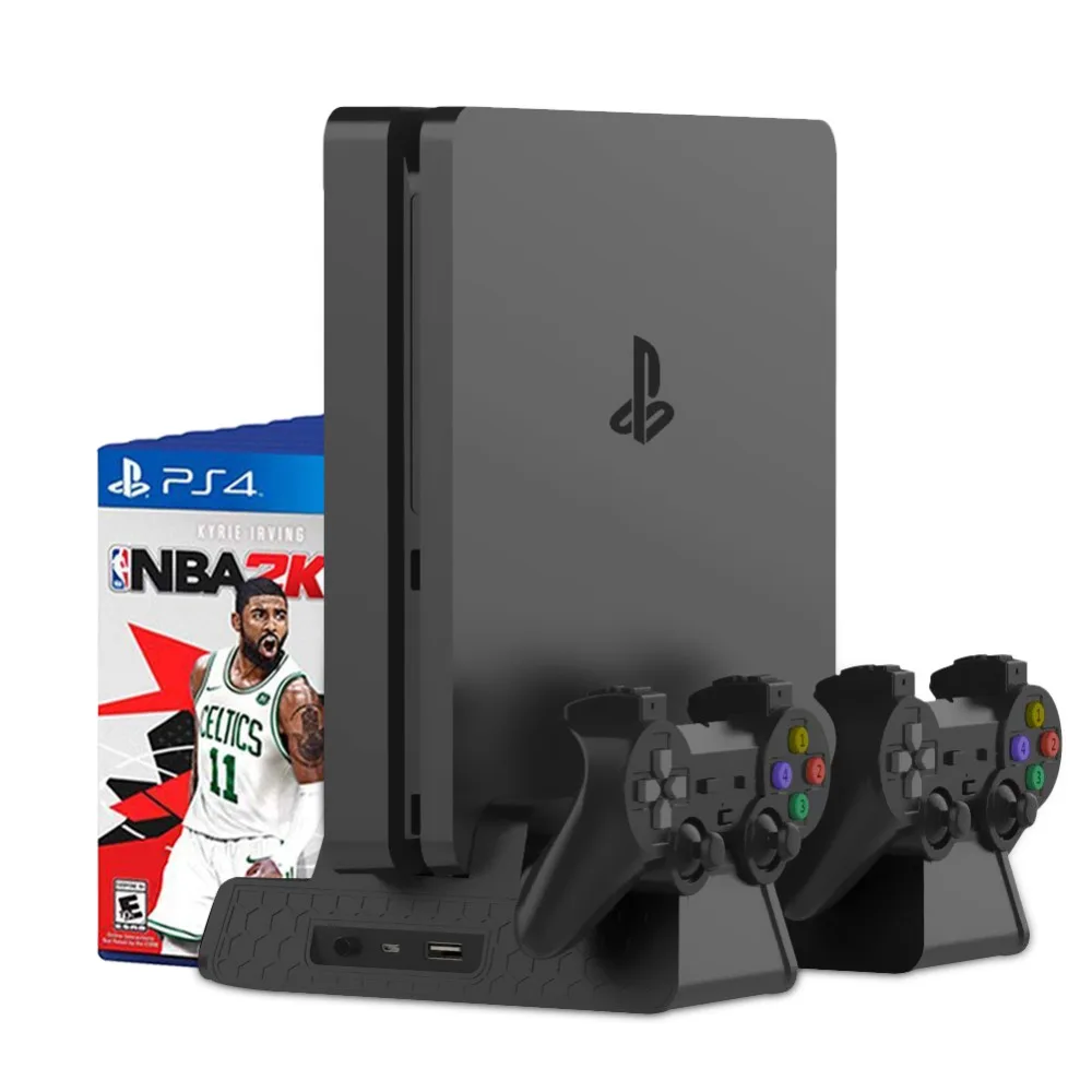 PS4 аксессуары PS4/PS4 Slim/PS4 Pro Vertical консоли Вентилятор охлаждения контроллер Зарядное