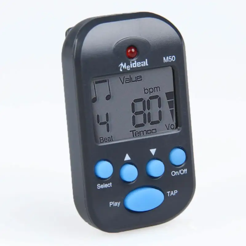 Mini Professional Clip on LCD Digital Tuner Metronome