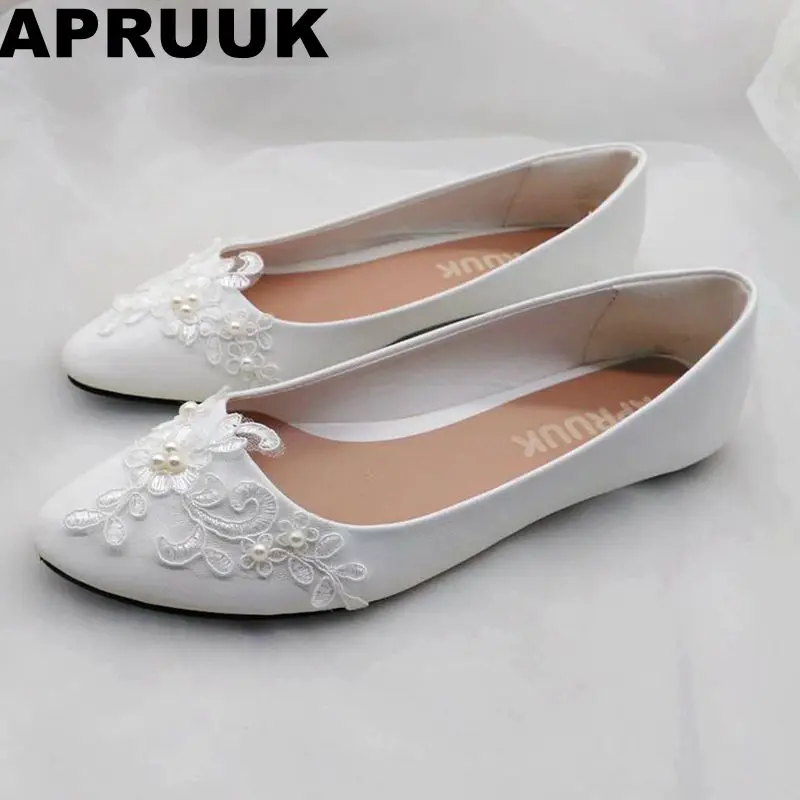 SALES PROMOTION  Lace pearls brides wedding shoes