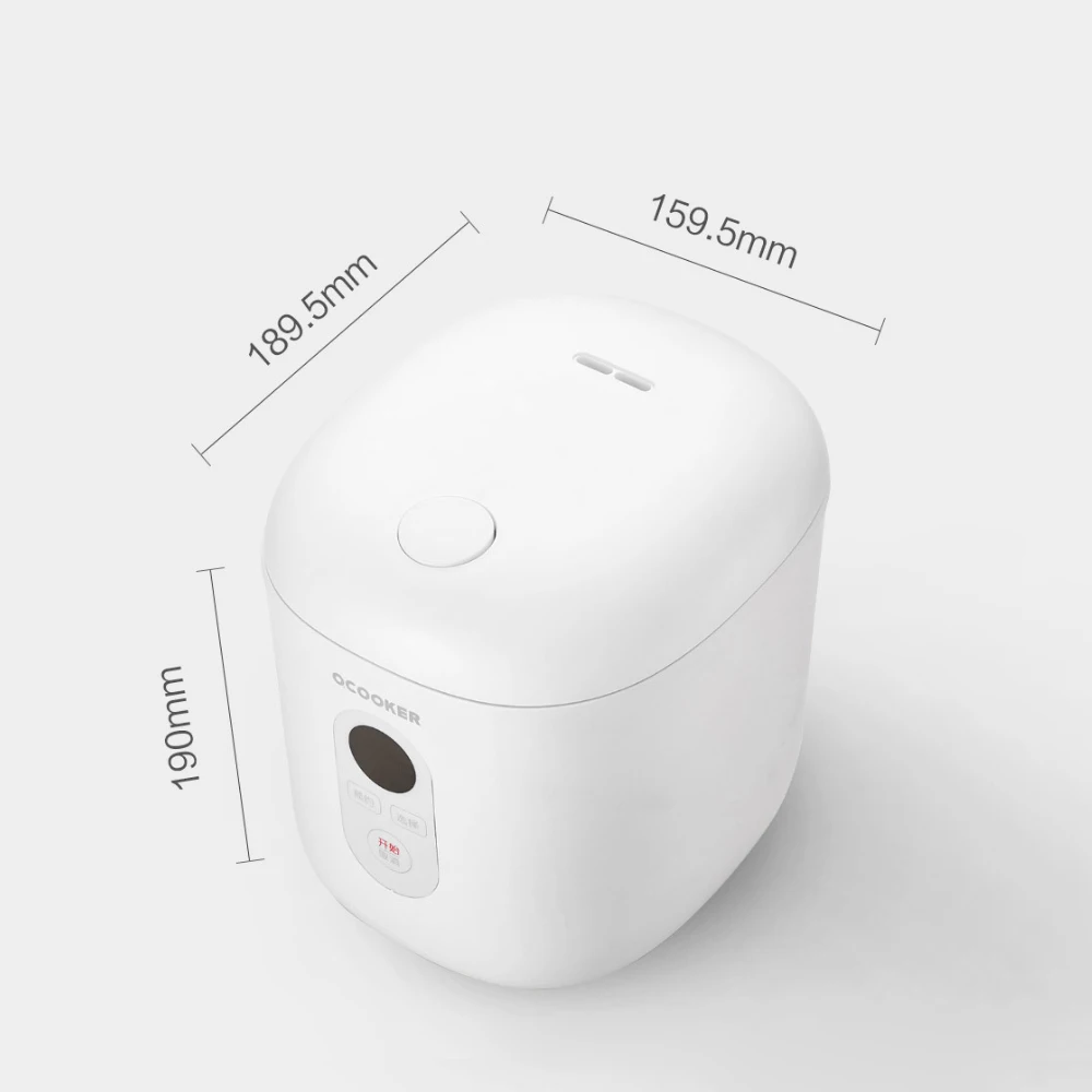 Xiaomi Ocooker Мини рисоварка 300 Вт 220 В 1 2л интеллектуальные электрические PFA порошковое
