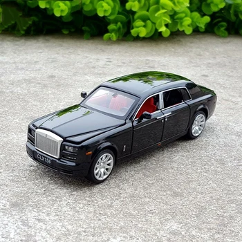 

1:36 Free Shipping Rolls-Royce Diecast Alloy Car Model Electronic Sound & Light Pull Back Toy Cars Birthday Gift