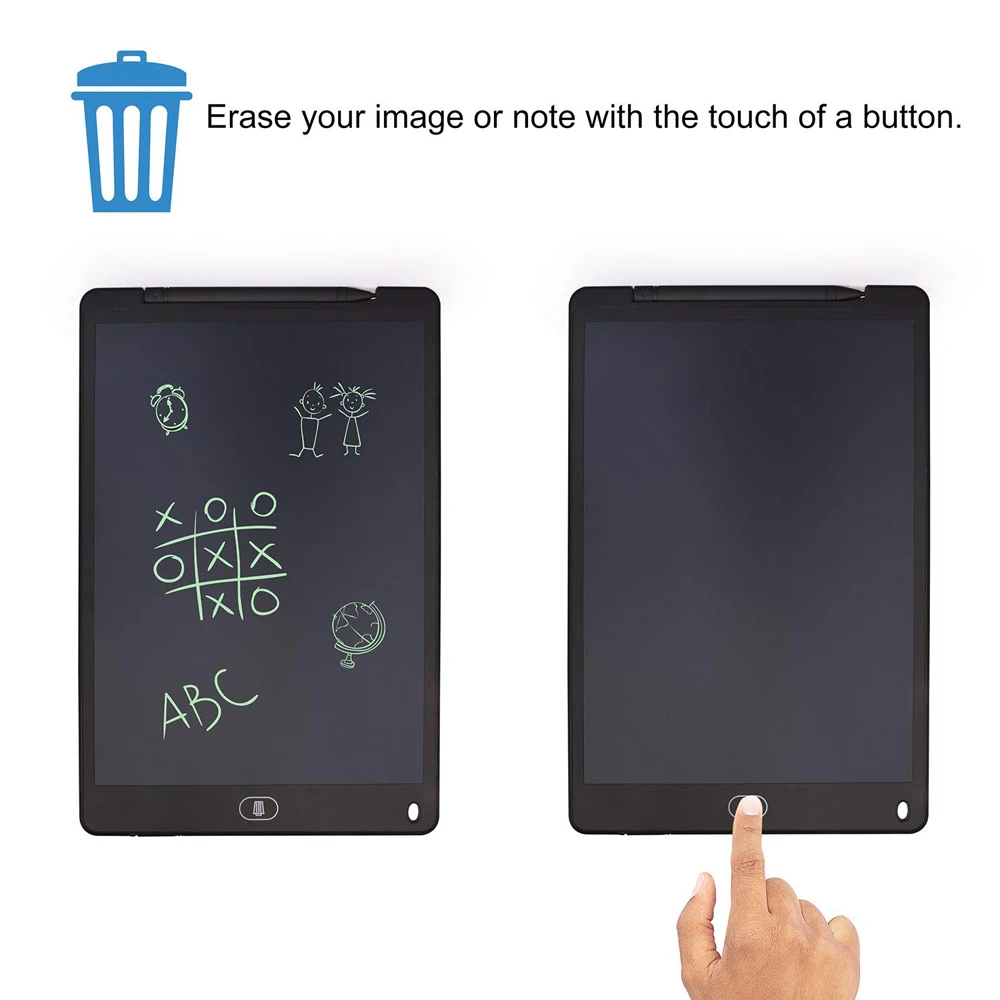 12 дюймов ЖК-дисплей дощечку цифровое планшет для рисования с ручкой почерк колодки Портативный электронный планшет борту ультра-тонкой доски