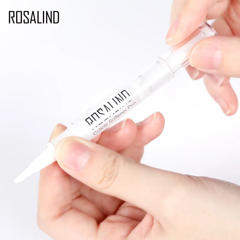 ROSALIND 1 шт. смягчитель кутикул для ногтей ручка пластиковая мертвой средство для отшелушивания кожи масляная Ручка инструмент для удаления кутикулы используется для маникюра ногтей