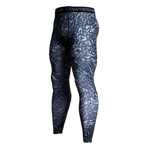Mens Gym Compression Leggings Sport Training Pants Men Running Tights Trousers Men Sportswear Dry Fit Jogging Pants KC49
