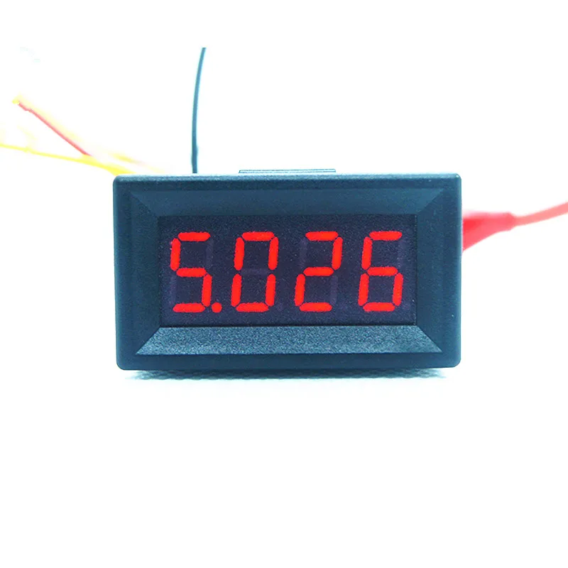 DC 0 99 V 100V 4 разрядный 4bit 36 inch цифровой вольтметр 3 провода Напряжение Панель
