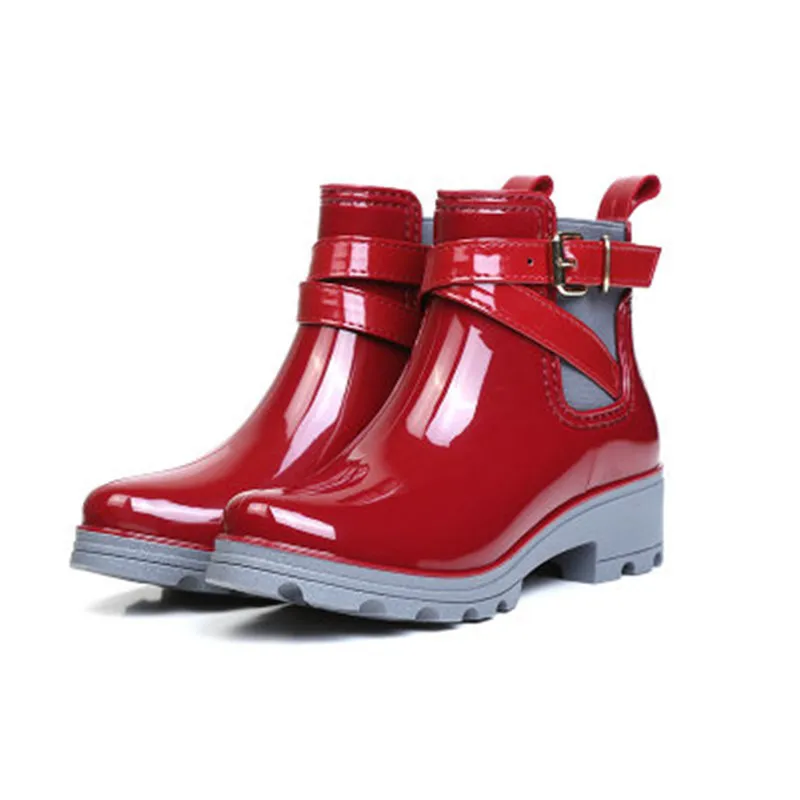 

New Spring Martin Boots Women Ankle Boots Casual Shoes Women Boot Waterproof Rainboots Footwear Autumn Jelly Shoes Mujer Botas