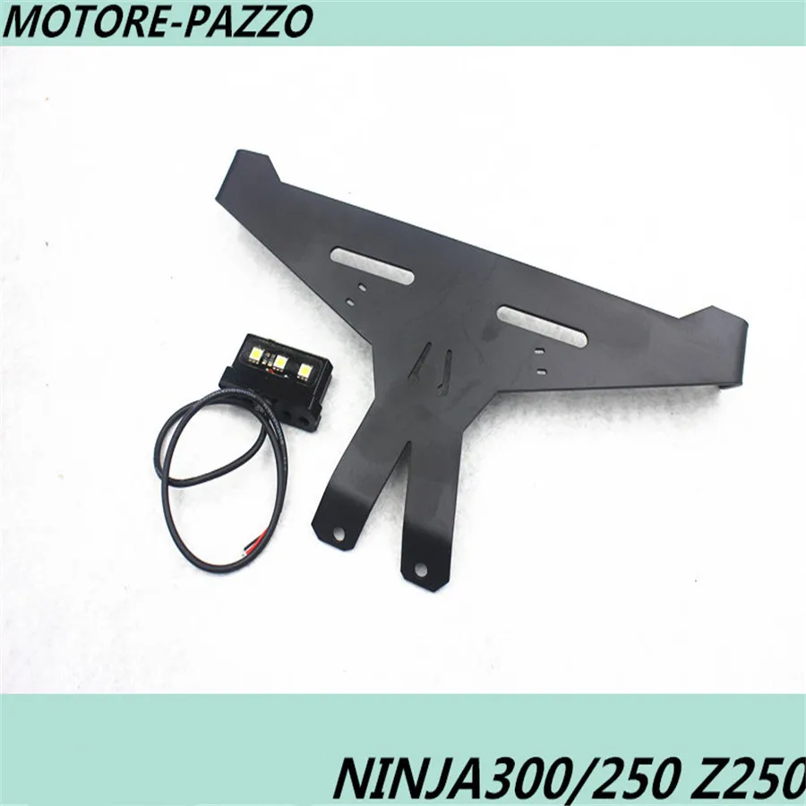 Motorcycle License Plate Frame Number Plate Holder Bracket For Kawasaki
