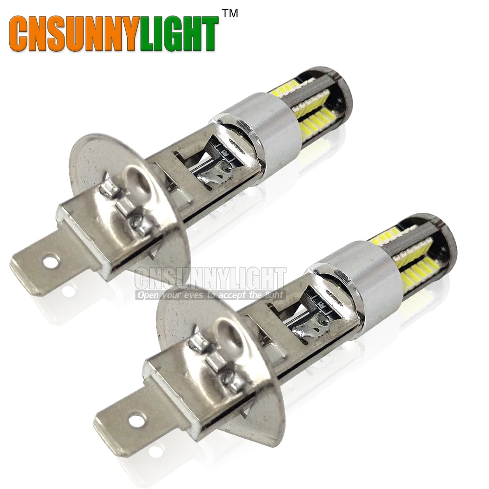 Передний противотуманный фонарь CNSUNNYLIGHT H1 светодиодный высокой мощности 12 В