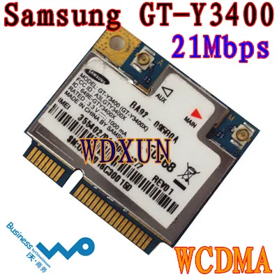 Samsung gt-y3400 21 м Высокоскоростной Multi-mode WCDMA 3G WWAN половина Размеры PCIe модуль