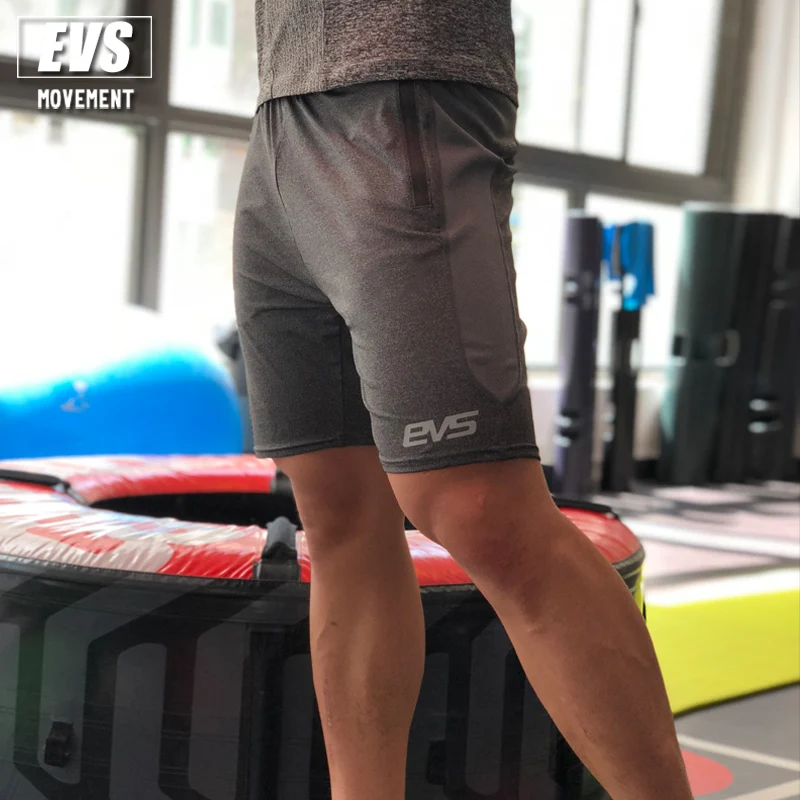 

EVS quick-drying sports shorts men's elastic comfortable track and field running fitness five pants beach pants