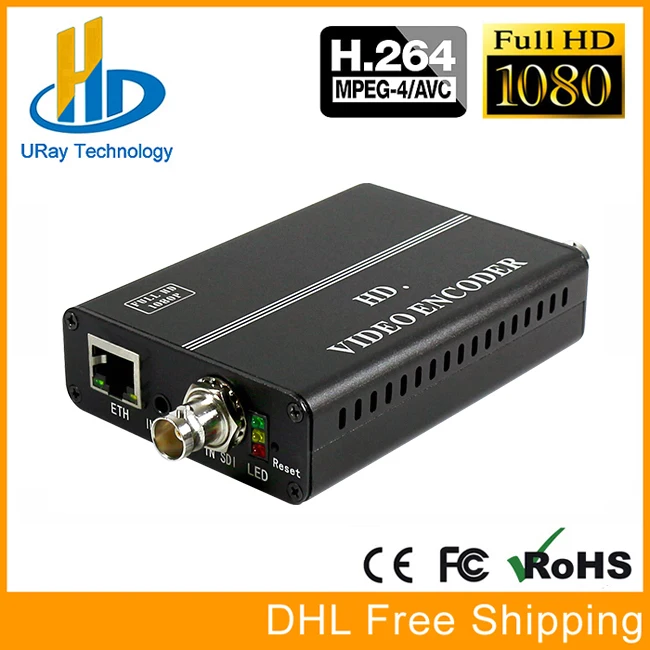 

URay Mini H.264 SDI Video Encoder HD-SDI 3G-SDI To IP Video Encoder Decoder IPTV Encoder Live Stream RTMP Encoder