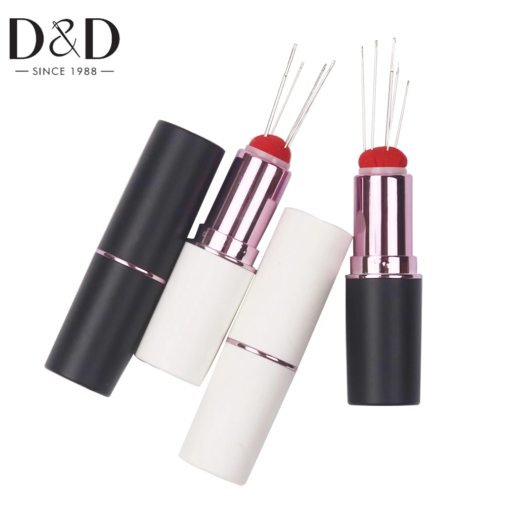 D&D New Design Lipstick Needle Pad Retractable Portable Mini Safety