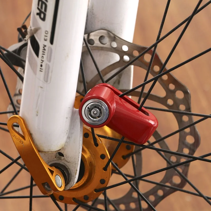 

Bike Anti Theft Disk Disc Brake Rotor Lock Equipment Bicycle Safety Lock Riding Accessories New