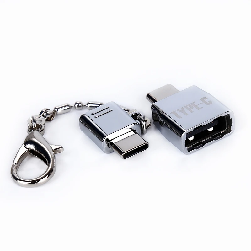 Брелок Micro Usb штекер type-C Microusb к type C адаптер конвертер комплекты OTG синхронизации данных зарядный адаптер для samsung huawei