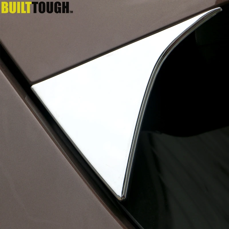 

For Kia Sportage QL 2017 - 2019 Chrome Rear Window Side Spoiler Cover Trim Triangle Garnish Pillar Molding Bezel Car Styling