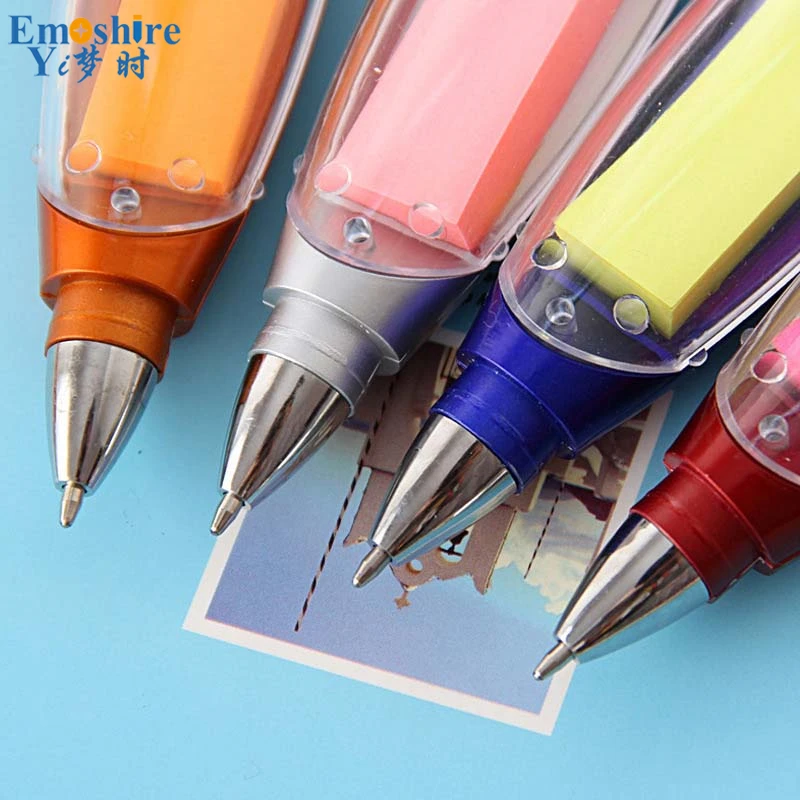 Emoshire Advertising pen custom LOGO custom ballpoint pen wholesale multi - functional lanyard notes paper pen can print two - dimensional code (13)