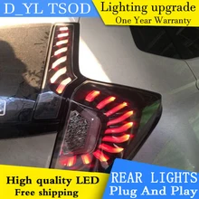 D_YL автомобильный Стайлинг для Honda Fit задние фонари- Honda Fit задний фонарь Altis DRL+ тормоз+ Парк+ сигнал