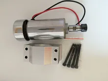 Бесплатная доставка 0.3kw шпинделя DC 12 — 48 В чпу 300 Вт мотор шпинделя кронштейн 24 В 36 В для гравировки печатных плат