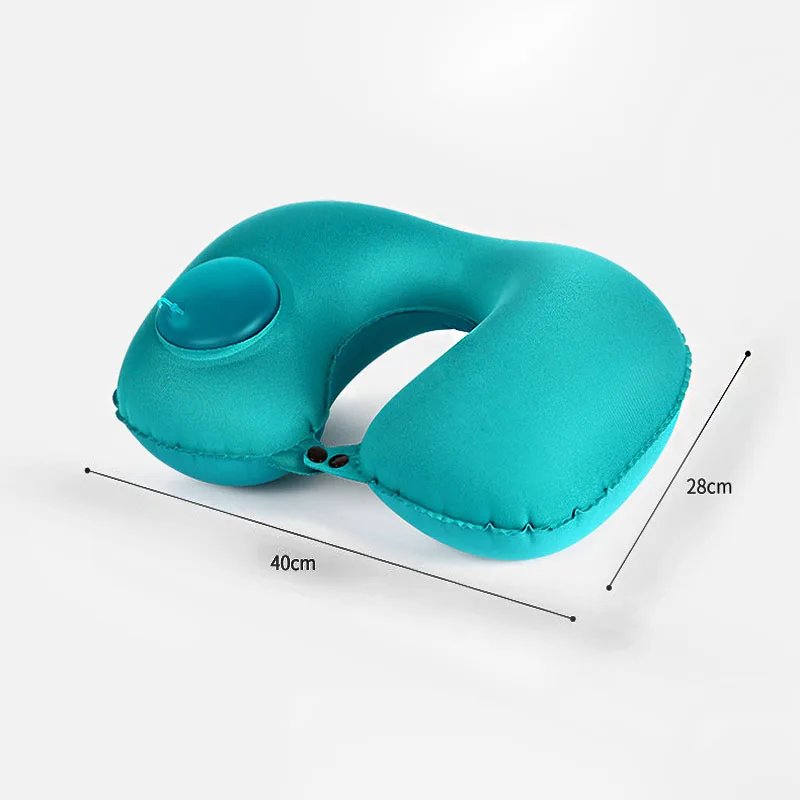 JXSLTC Automatic Inflatable Airplane Neck Pillow Travel Portable Neck Air Cushion Pillow Support break Flight Travel Accessory