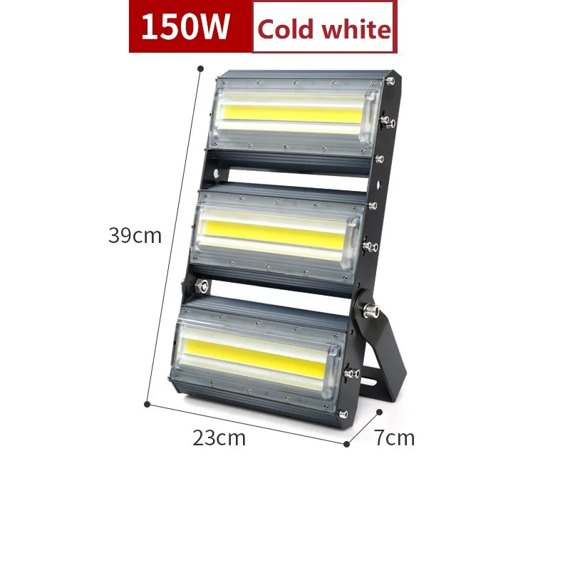 150W cold white Светодиодный уличный многоламповые прожекторы рабочий свет прожектор 50 Вт, 100 Вт, 150 Вт прожектор AC90-260V водонепроницаемый IP65 садовый гаражный садовый фонарь - Испускаемый цвет: 150W cold white