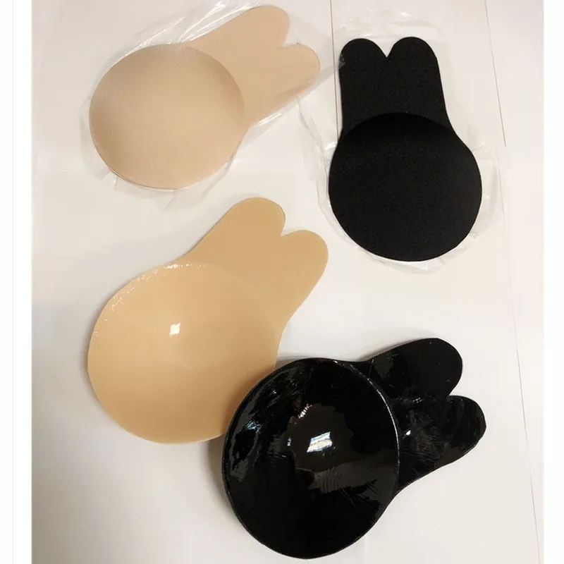 

Woman's Strapless Adhesive Breathable Invisible Pushup Silicone Bra