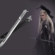 S0096 фильм Хоббит эльфийский королевский меч тандуила 2 варианта W/ножны и деревянный дисплей 33,6"