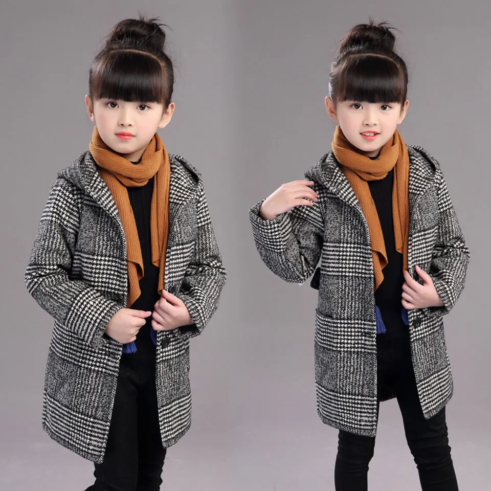 

Good Quality Autumn Winter Coat Kids Clothes 3T 4 6 8 10 12 13 Yrs Girls Jackets Children Outwear For Baby Girls Clothing Coats