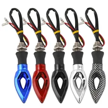 1pair 12LED SMD Mini Motorcycle font b Motorbike b font Arrow Turn Signal Indicators Blinker Amber