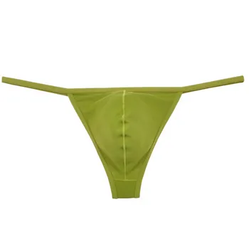 

Men's Underwear Narrow String Crotch Hip Tang 4 Way Stretch Micro Cut Thong