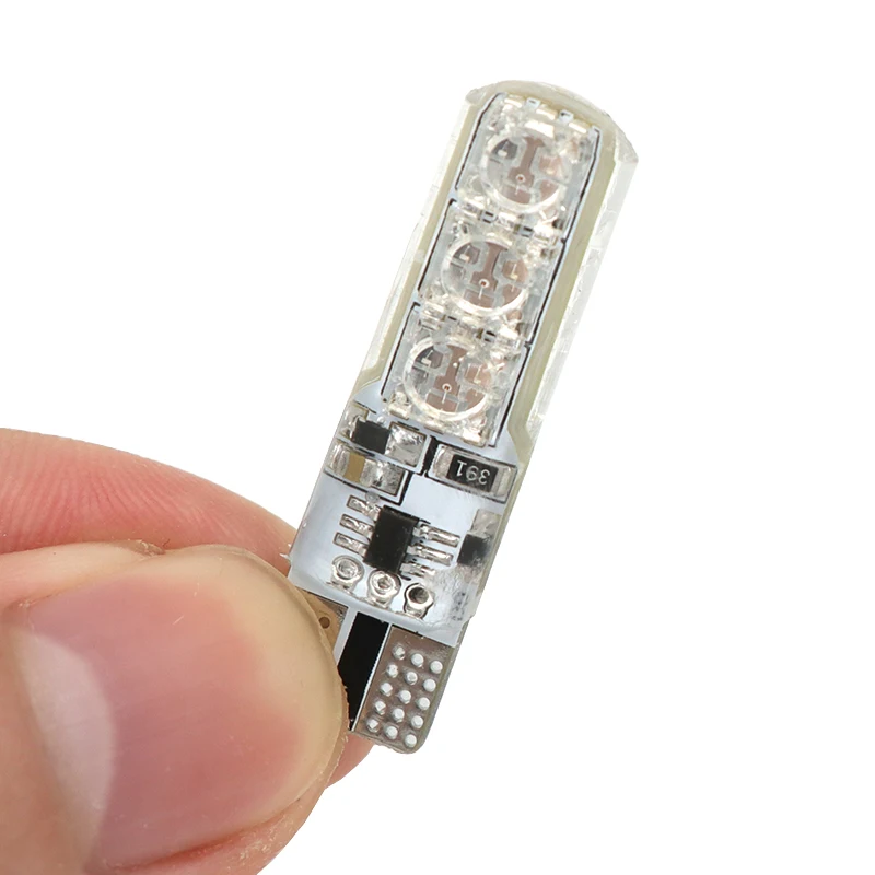 2 шт./компл. 5050 SMD RGB светодиодный T10 194 168 W5W автомобильный клиновидный светильник