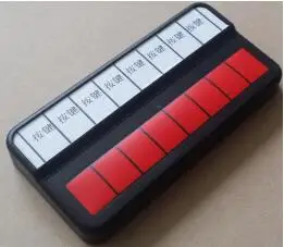 

8 Key Wireless Call Button for Alpha Paging System ID Setting Alpha Messaging Poscag System