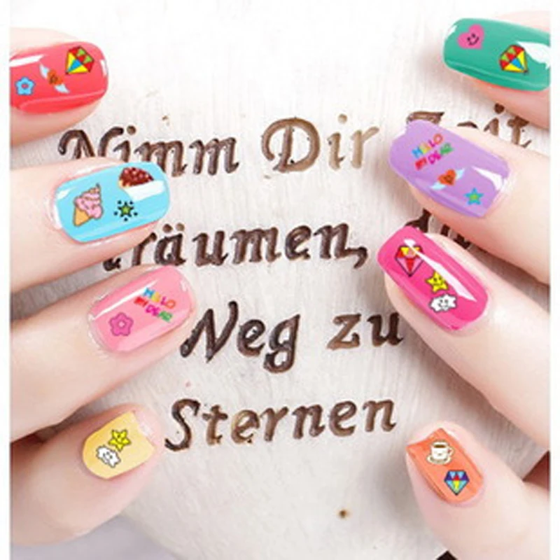 1pcs Nail Art Water Transfers Stickers For Nails Decals 1pcs Nail Art Water Transfers Stickers For Nails Decals Manicure Cake Fruit Food Ice Cream In From