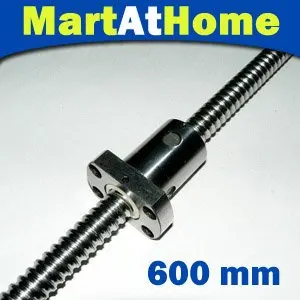 

2pcs/lot MAH Anti Backlash Linear Ball Screw RM 1605-600mm-C7 XYZ CNC with nut and end machined #SM117 @SD