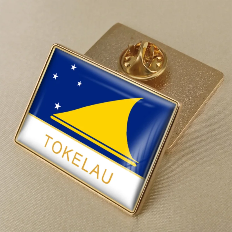 Брошь в виде флага Токелау/значки/булавки на лацкан|Броши| |