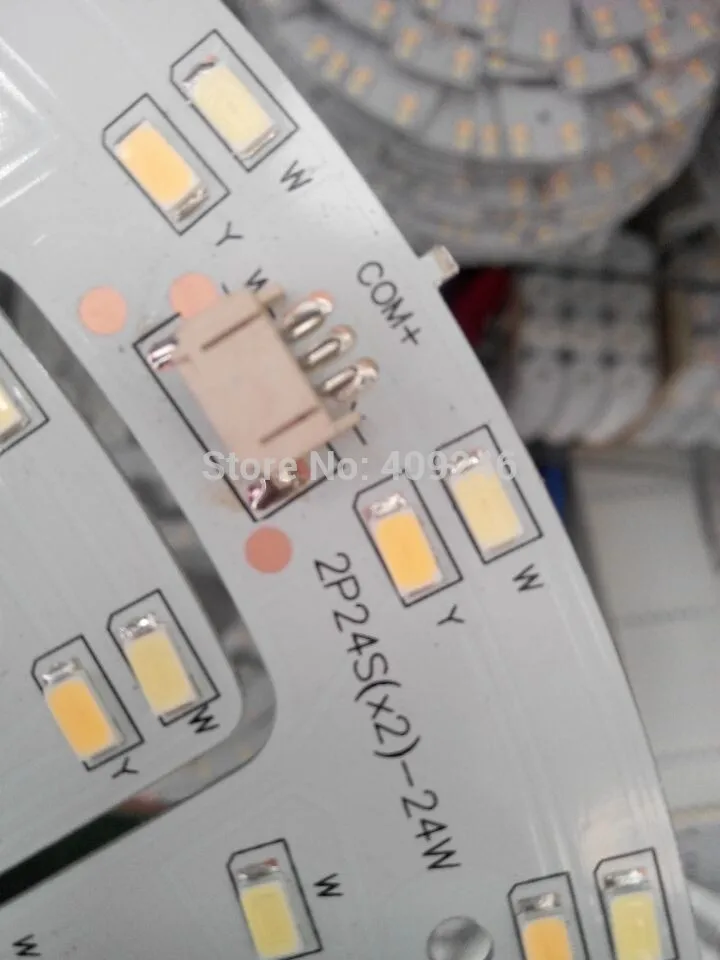Double-Color-Warm-Cool-white-Mix-18W-5730-SMD-LED-Chip-Light-Ceiling-Lamp-Plate-AC85 (2)