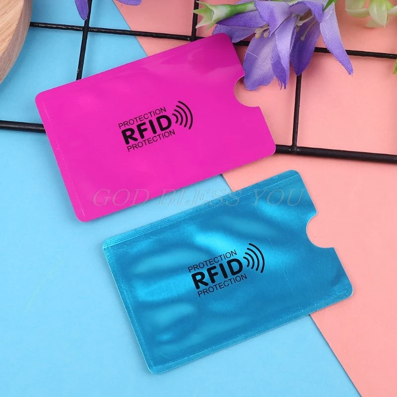 RFID Блокировка рукав Кредитная карта протектор банк визитница чехол для хранения