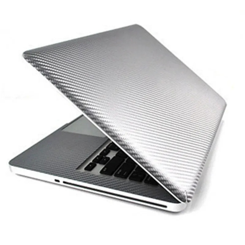Прозрачная дышащая наклейка для ноутбука для Apple Macbook Air Pro retina 12 13 14 15 MAC Защитная прозрачная наклейка для кожи - Цвет: Gray