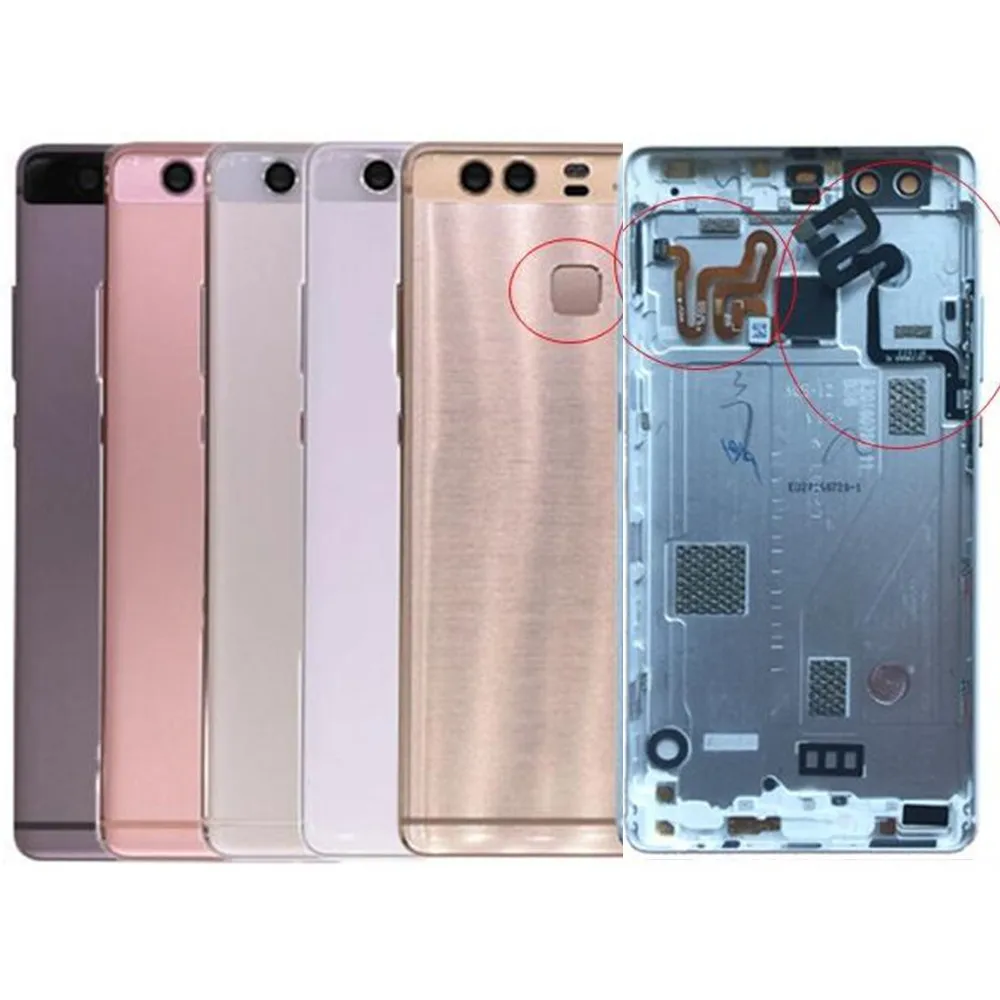 Для huawei P9 Plus задний корпус(с датчиком отпечатков пальцев) замена двери батареи!(золото/серебро/серый/белый/розовое золото