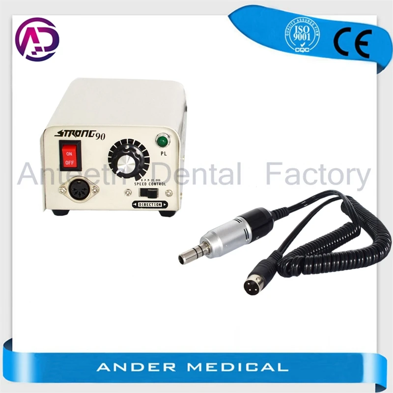 Free shipping STRONG 90 +E102S E-Type Motor &amp Handpiece Electric Micromotor 35000 RPM for Laboratory Industry Beauty Polishing | Красота и