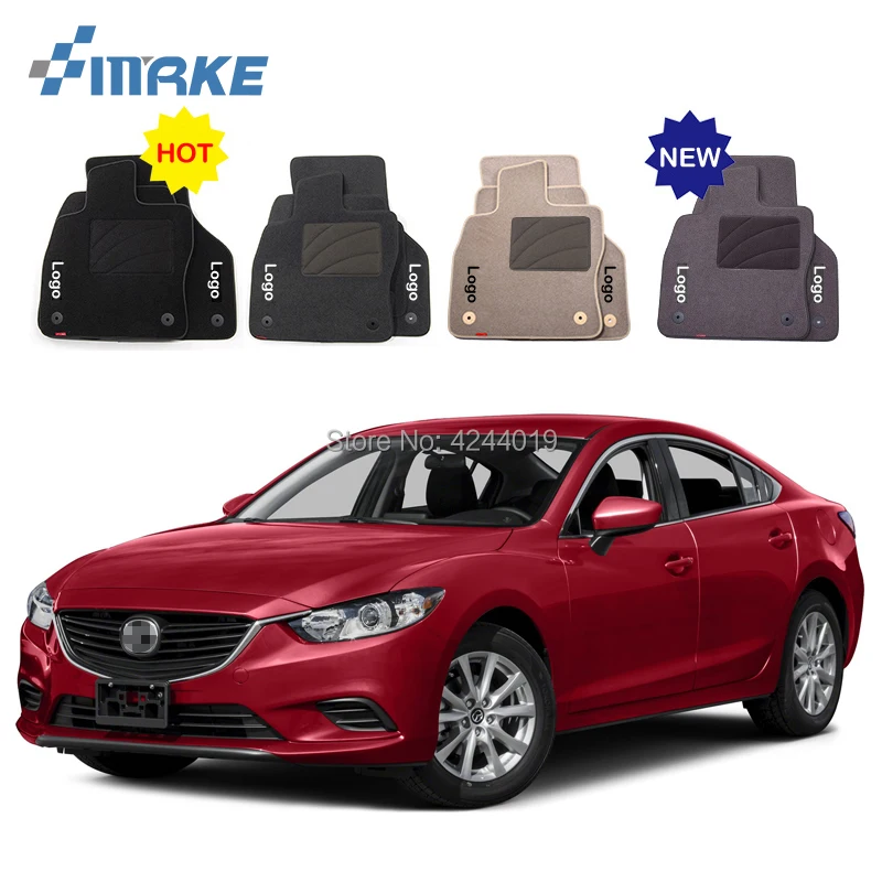 

For Mazda 6 Car Floor Mats Front Rear Carpet Complete Set Liner All Weather Waterproof Customized Car Styling