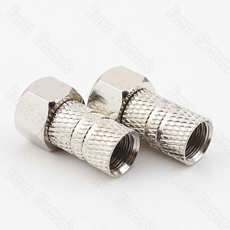 

Self-tight F Head Connector Inch Cable TV Connector For Satellite Digital Set - top Box 75-5
