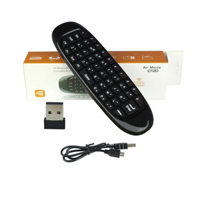 FlyMouse беспроводной Keybord русский и английский датчик движения 2 4 ГГц мини