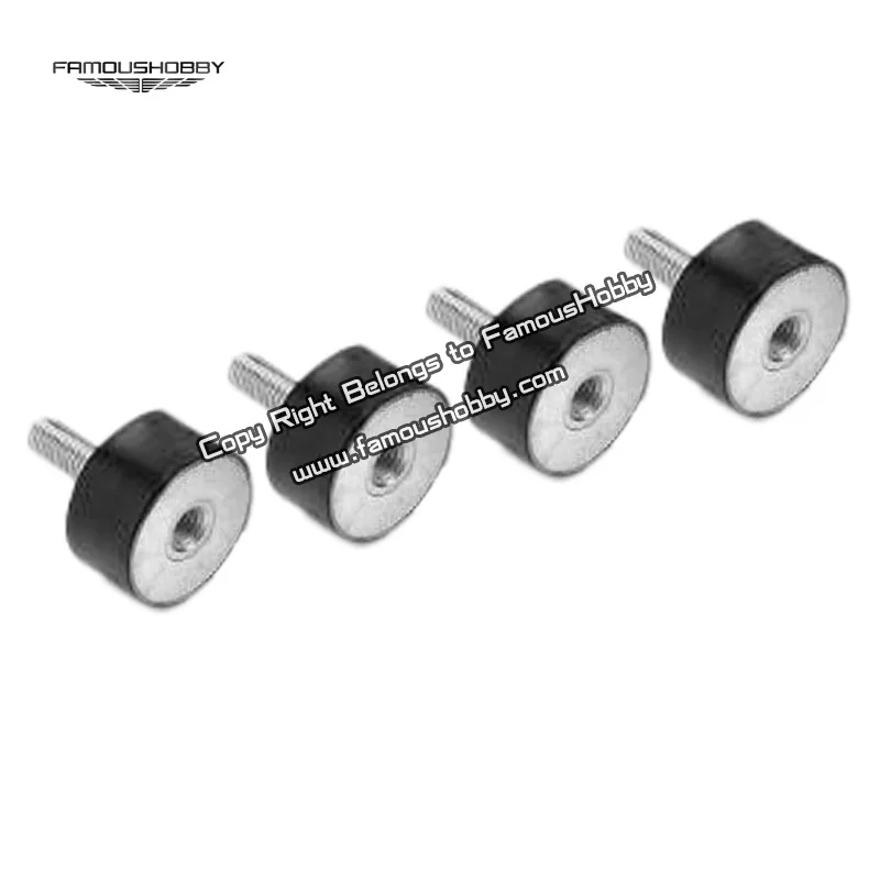 Famoushobby CS069 M4X10 D15 * H15 мужской/женский антивибрационный Резиновый демпфер типа V/D