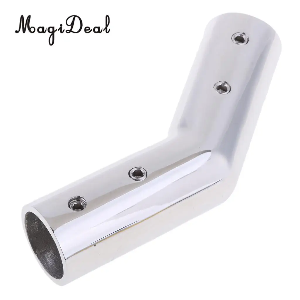 MagiDeal Durable Stainless Steel Marine Boat Hand Rail 140 Degree Bow Form 7/8' 22mm for Kayak Canoe Boating Dinghy Yacht Silver