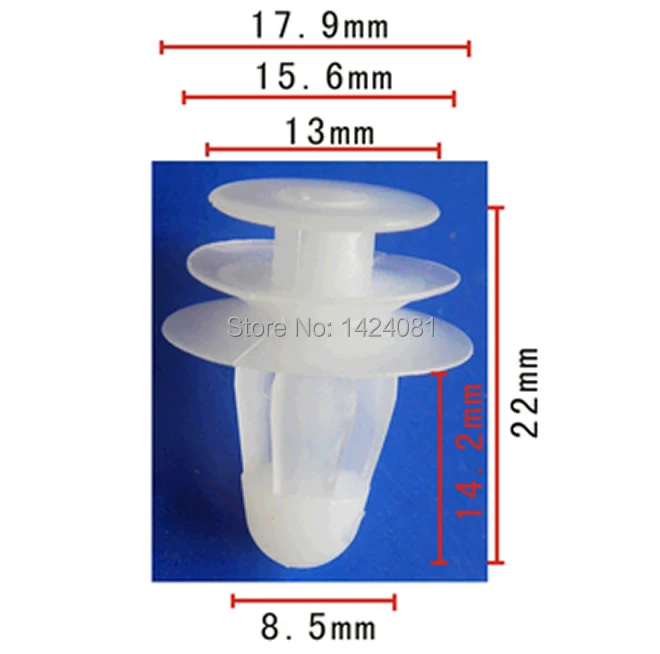 30x OEM Nylon for Toyota for Front Door Trim Panel Retainer Clip