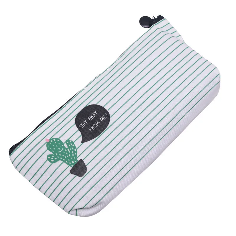 

30 pcs Small Fresh Pencil bag Simple Cute Girl Student Learning New Stationery Canvas Storage Bag School Office Supplies