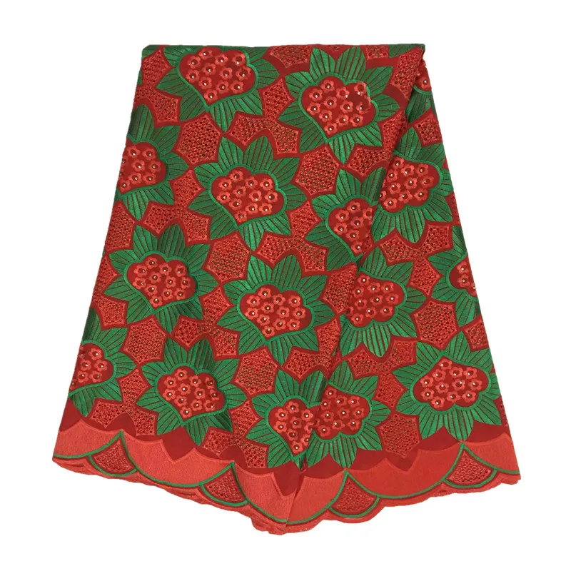 Оптовая продажа швейцарская вуаль кружева цветок вышивка 100% хлопок ткань с