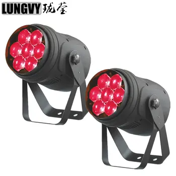 

Free Shipping 2pcs/Lot 7x15W RGBW 4in1 Zoom Led Par Light Stage Dj Lighting Par Led Dmx Control Disco Lights